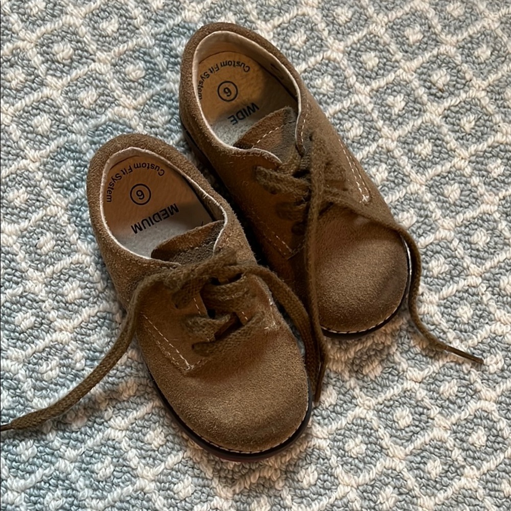 Footmates Brown Suede Baby Shoes
